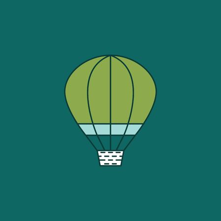 Hot Air Balloonのイラスト素材