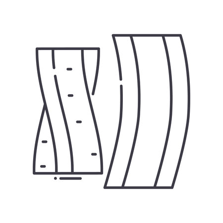 Jelly stick icon, linear isolated illustration, thin line vector, web design sign, outline concept symbol with editable stroke on white background.のイラスト素材