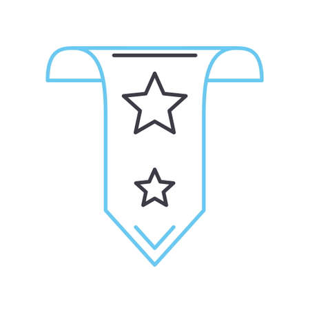 best sellers line icon, outline symbol, vector illustration, concept signのイラスト素材