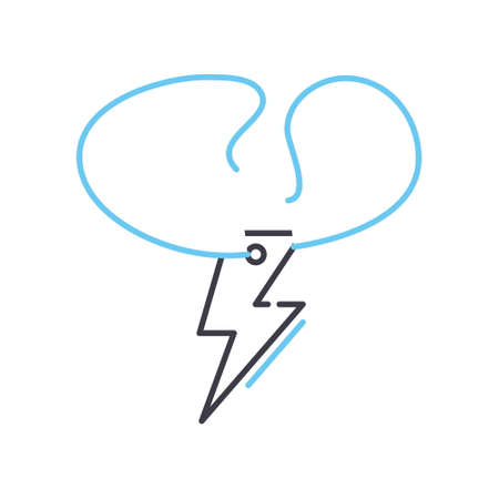 necklace line icon, outline symbol, vector illustration, concept signのイラスト素材