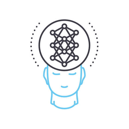 neutral interface line icon, outline symbol, vector illustration, concept signのイラスト素材