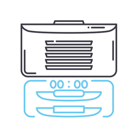 score line icon, outline symbol, vector illustration, concept signのイラスト素材