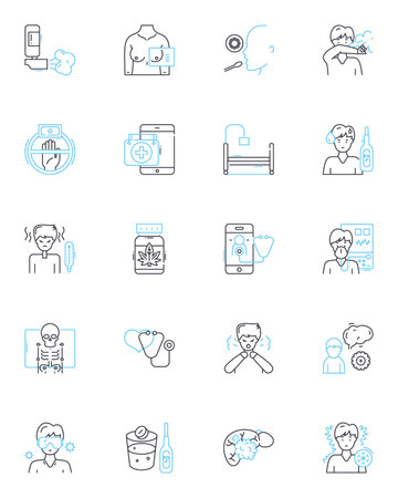 Vector of Viral eradication linear icons - ID:1-204615868 - Royalty ...