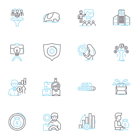 Vector of Company debut linear icons - ID:203139882 - Royalty Free ...