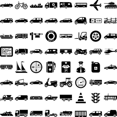 Shapes Transportのイラスト素材