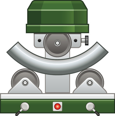 Bend machineのイラスト素材