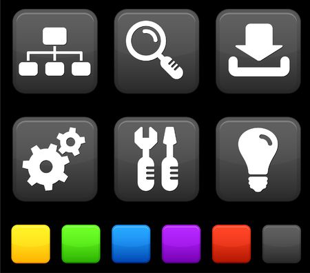 Internet Icons on Square Buttons
Original Illustrationの写真素材