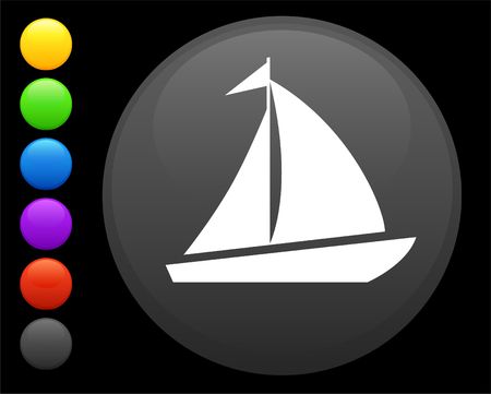 sail icon on round internet button
original  illustration
6 color versions included
の写真素材