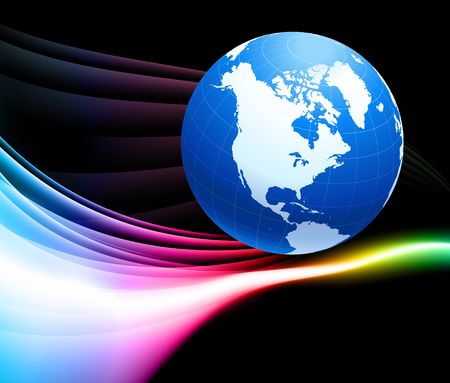 Globe on Abstract Color Background
Original  Illustrationの写真素材