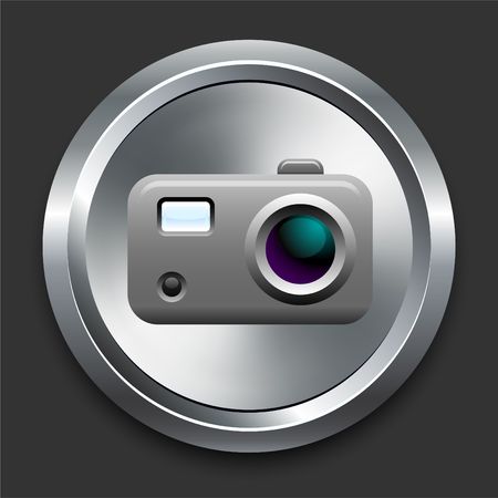 Camera Icon on Metal Internet Button
Original Illustrationの写真素材