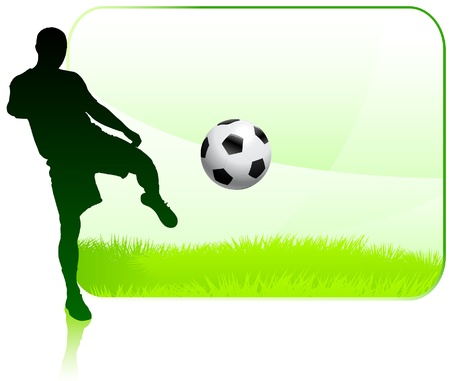 Soccer Player on Green Nature Frame
Original Vector Illustrationのイラスト素材
