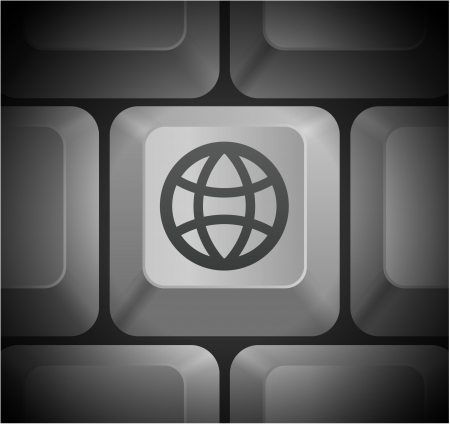 Globe Icon on Computer Keyboard
Original Illustrationのイラスト素材