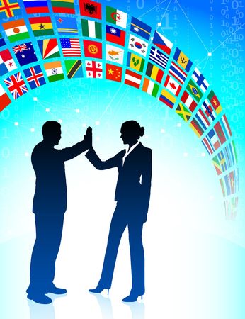 Business Team with Flags Banner
Original Vector Illustrationのeditorial素材