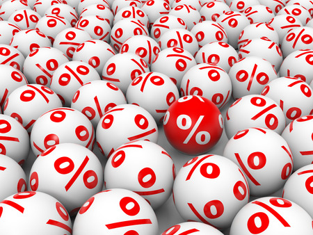 Discount. 3D illustration.の写真素材