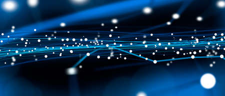 Abstract technology background. Abstract structure circuit and digital technology conceptの写真素材