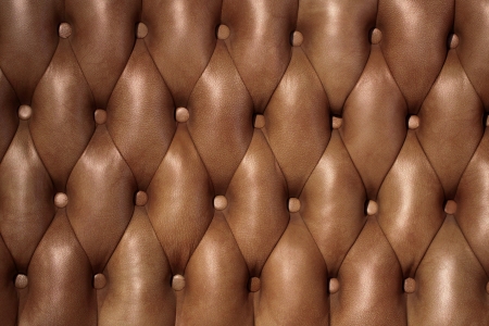 Leather upholstery of a magnificent sofaの写真素材