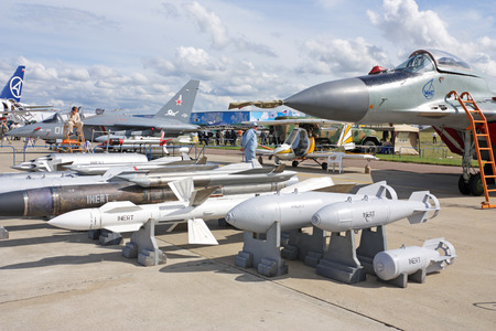 International aviation and space salon MAKS 2009, Moscow, Zhukovsky, august 18-23のeditorial素材