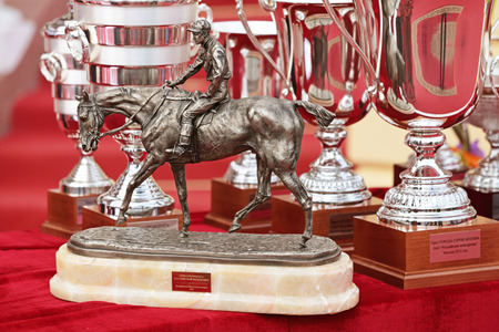 MOSCOW, RUSSIA - JUL 07: The races for the prize of the President of the Russian Federation on Jul 07, 2012 in Moscow. The highest awards - prize of the President of the Russian Federationのeditorial素材
