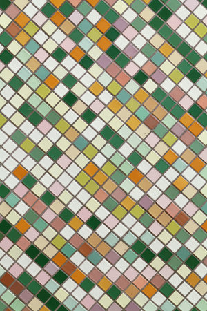 Texture from a multi-colored small tile