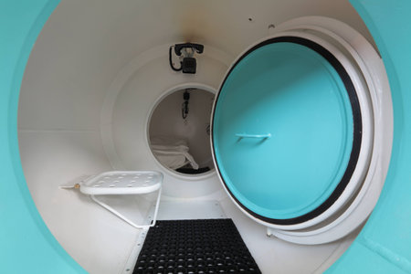  The Pressure chamber for marine diving complexesの写真素材