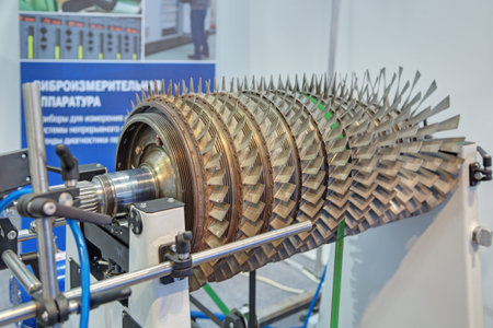 ZHUKOVSKY, MOSCOW REGION, RUSSIA - AUG 30, 2015: The stand of the company DIAMECH Ltd. Industrial...