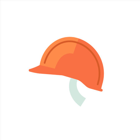helmet for work safety icon vector illustration graphic iconのイラスト素材