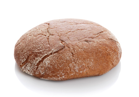 Bread on a white backgroundの写真素材
