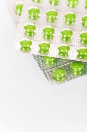 Heap of tablets in blisters
の写真素材