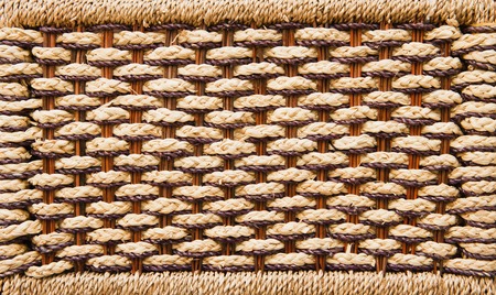 Wicker background from rattanの写真素材