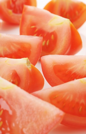 Background from cut a tomatoの写真素材