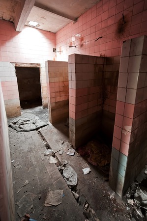 Old abandoned public buildingsの写真素材