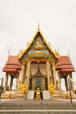 modern temple in Thailandの写真素材
