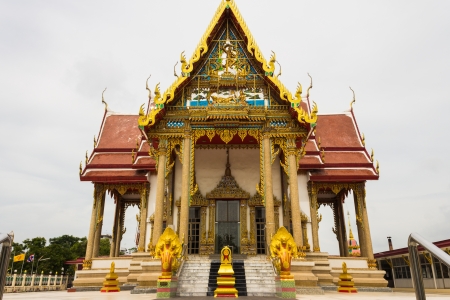 modern temple in Thailandの写真素材