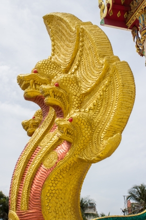 dragon in wat sakea,Thailandの写真素材
