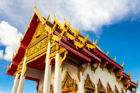 Nongbuarong temple in Korat of Thailandの写真素材