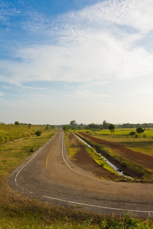 The way in the countrysideの写真素材