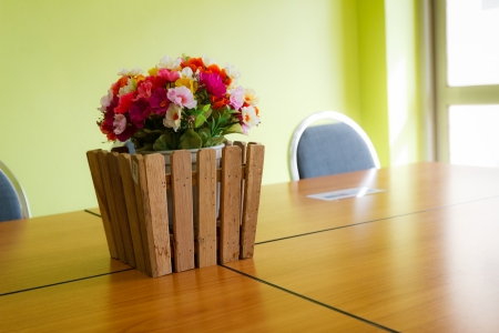 aromatic flower in living roomの写真素材