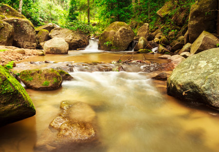 Huaymaesai waterfall,chiangrai,north of Thailand