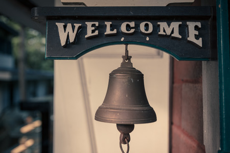 vintage style sign in cafeの写真素材