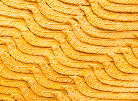 thai art detail pattern on candleの写真素材