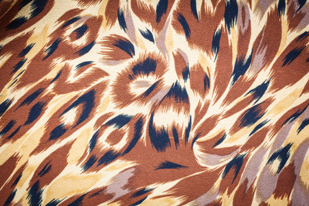 leopard skin pattern on fabric for texture