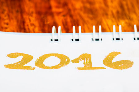 word 2016 on white paper calendar