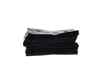 nursery bags on isolated backgroundの写真素材