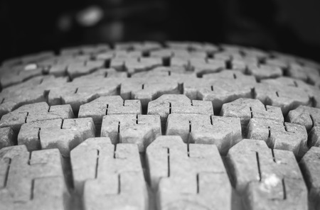 car tyre texture for backgroundの写真素材