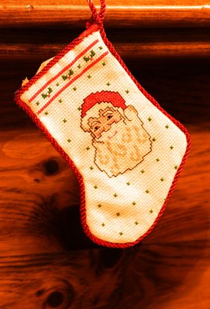 Christmas stockingsの写真素材
