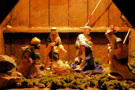nativity scneの写真素材