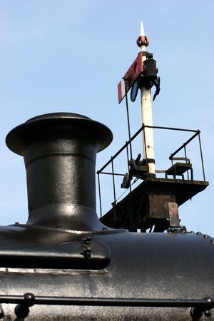 Railway Engine Chimneyの写真素材