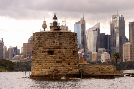 Fort Dennison in Sydney Harbour, Australiaの写真素材