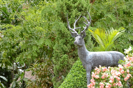 Sculpture Deerの写真素材