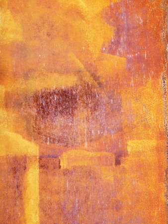 Rust wall metal texture rough background. Old metal